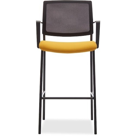 United Chair Co Stool, w/Arms, MeshBack, 22-1/4inx23inx45in, Exact UNCF2HECQA07
